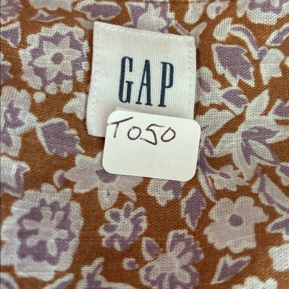 GAP Floral Ruffle Top • Size M • Cottagecore Boho Prairie - Picture 7 of 7